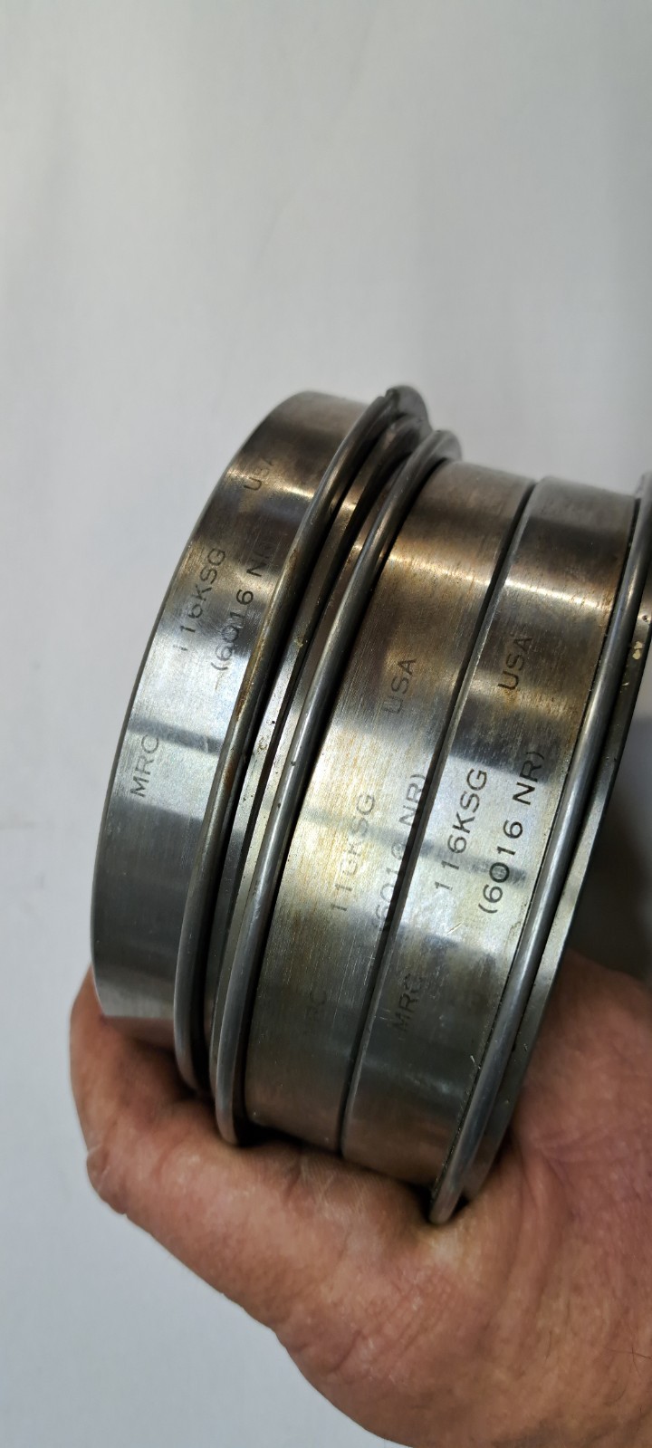 3X MRC 116KSG Bearing Open w/ Snap Ring 80x125x22 mm 116 KSG K-SG C3 6016-NR-C3