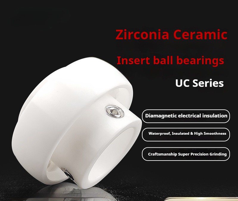 Zirconia Ceramic Outer Spherical Bearing UC 203 204 205 206 207 208 209 210~212