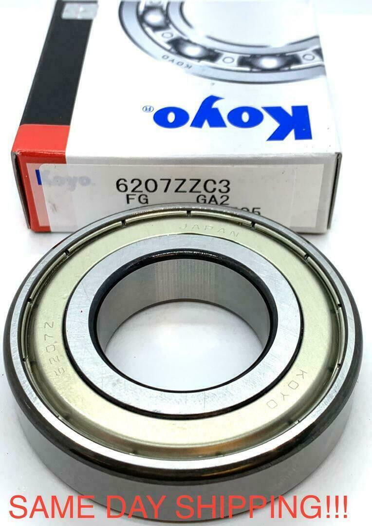 KOYO 6207 ZZC3, Single Row Radial Bearing (SKF 2Z, Fafnir/Timken 207KDD, NSK) !!