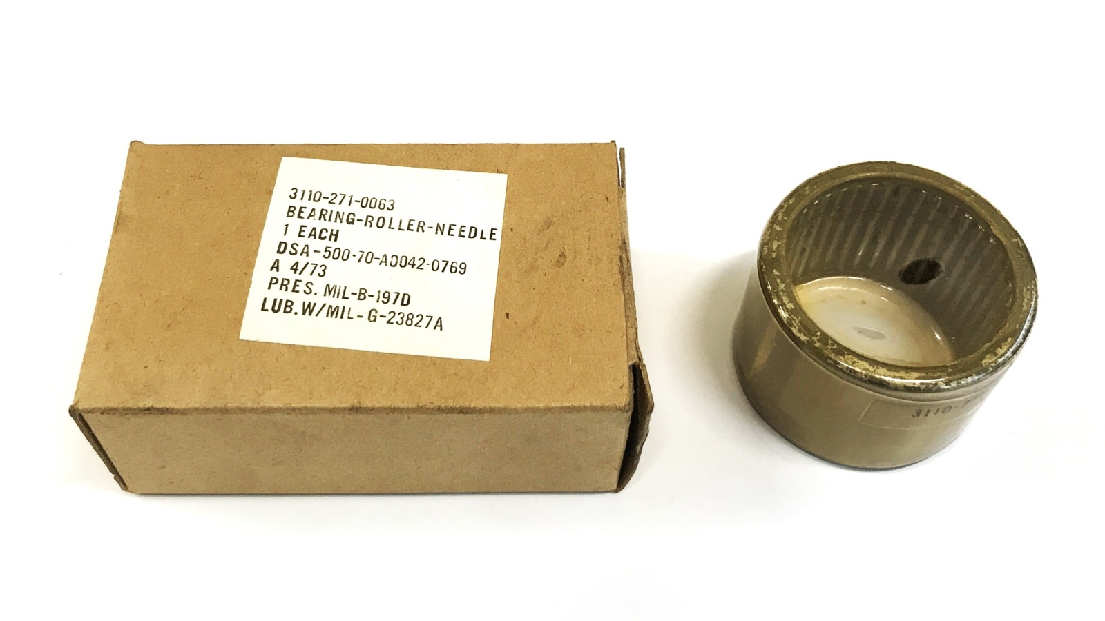 NSN Needle Roller Bearing with 1-3/4 inch Bore 3110-271-0063 NOS