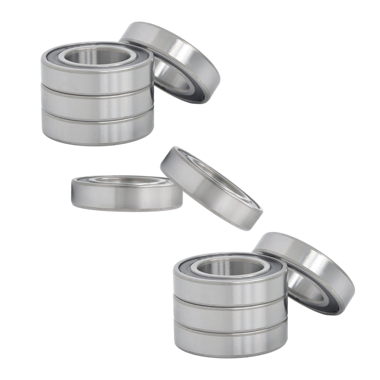 10 Pack 6007-2RS Ball Bearings 35x62x14mm Double Rubber Sealed