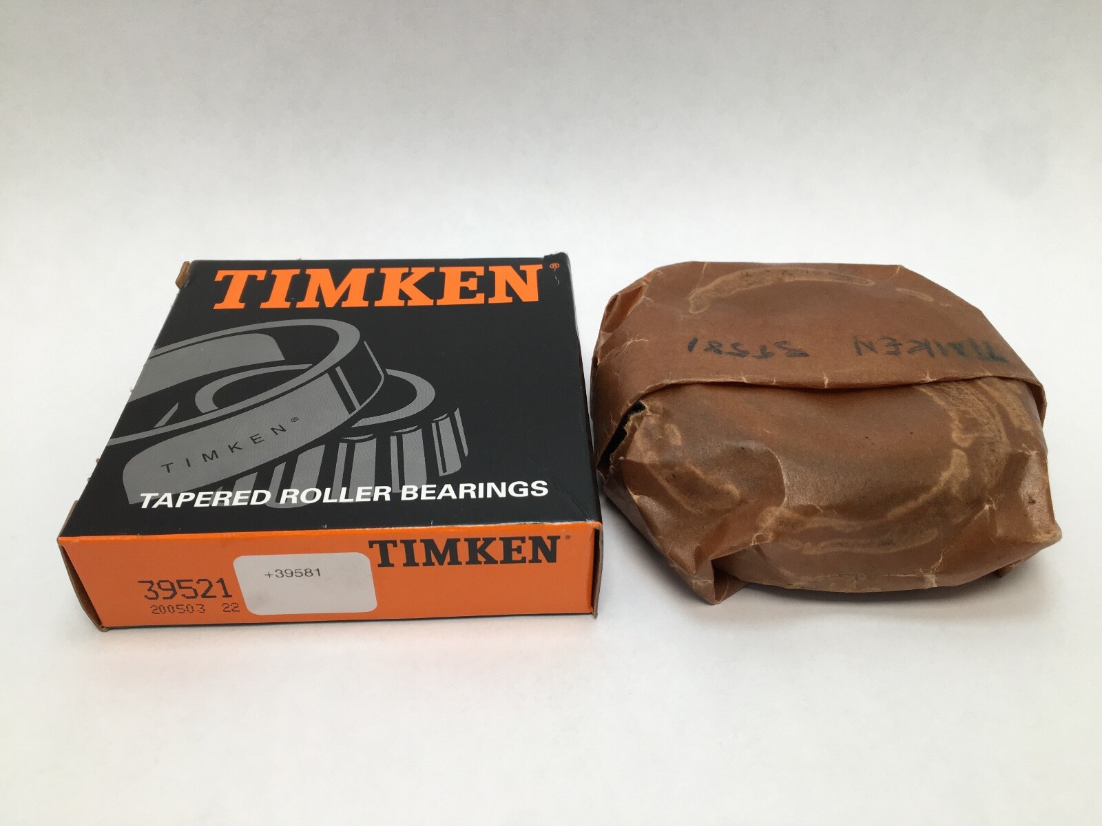 Timken 39581/39521 Taper Bearing Cone&Cup 2-1/4″ ID 4-7/16″ OD USA