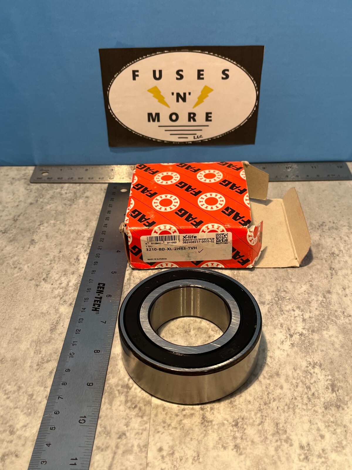 FAG 3210-BD-XL-2HRS-TVH- ANGULAR CONTACT BEARING, 50mm BORE