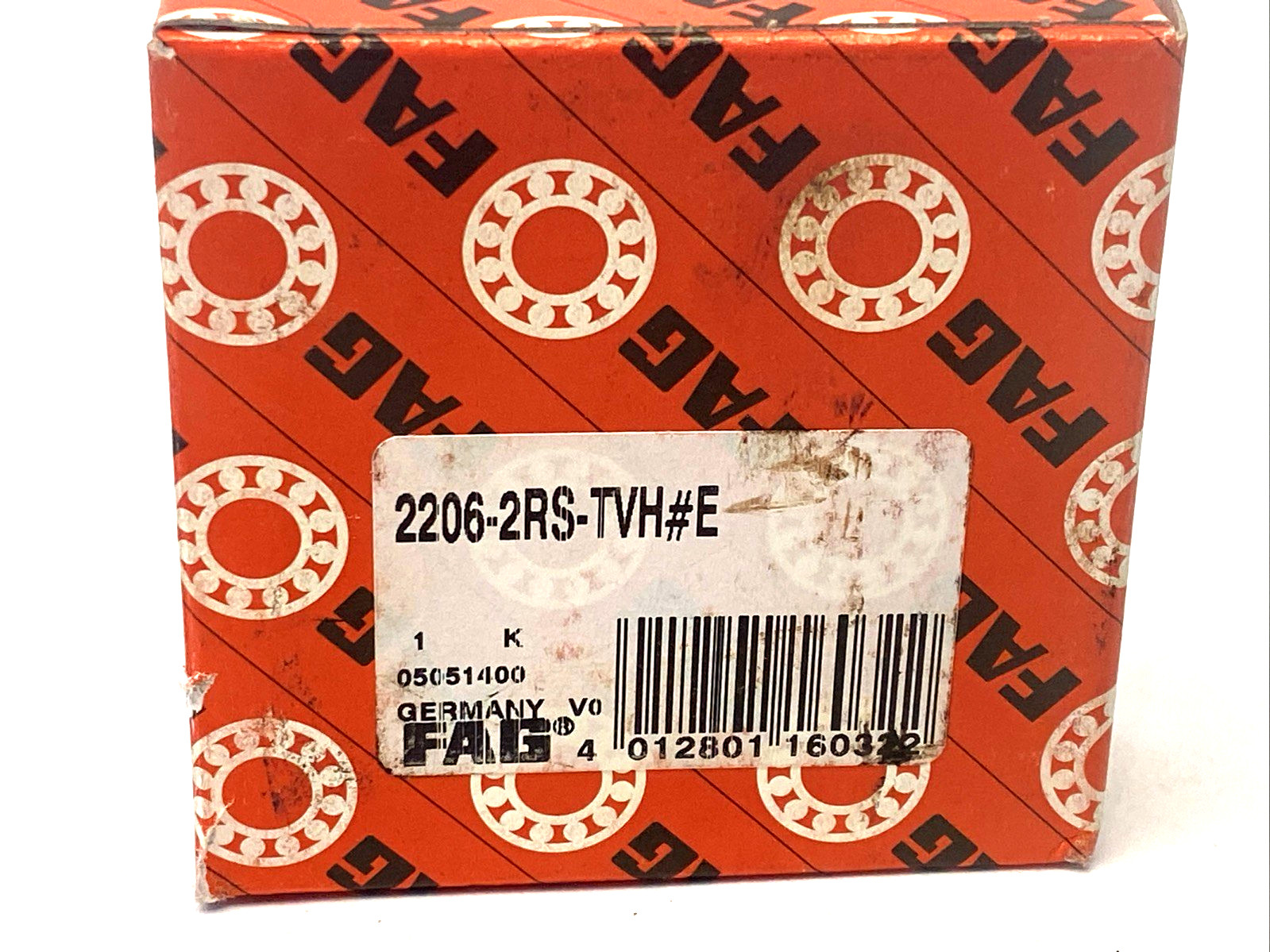 FAG 2206-2RS-TVH Self Aligning Ball Bearing 30mm ID 62mm OD 20mm Wide