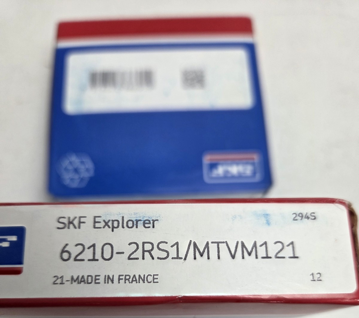 Lot of 2 SKF 6210-2RS1/MTVM121, Bearings. NOS. Fast shipping!!!