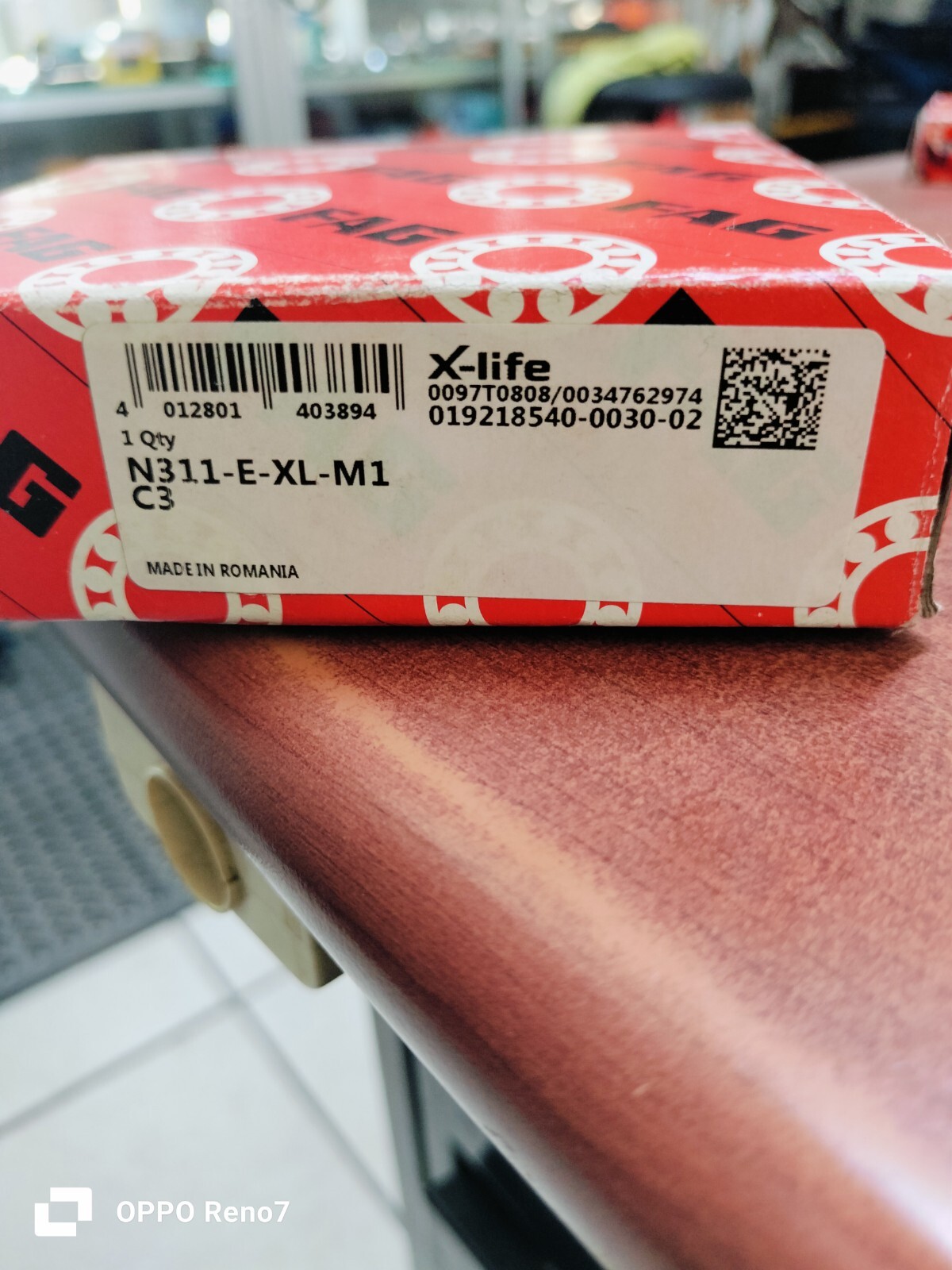 N311E.XL.M1.C3 FAG Cylindrical Roller Bearing NEW.