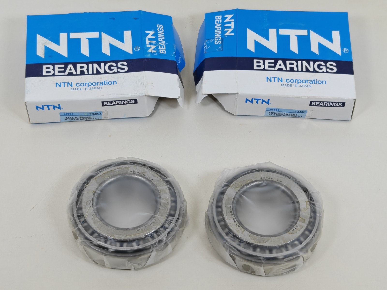 (2Pcs) M802048 M802011 NTN Taper Roller Bearing Cone&Cup NTN 54A307 54A308 USA