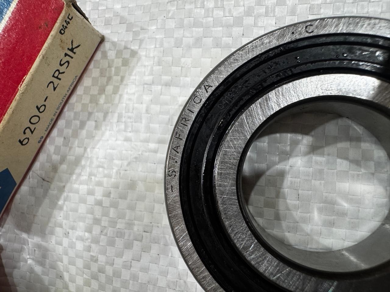 6206-2RS1K SKF DEEP GROOVE BALL BEARING WITH TAPERED BORE 30x62x16mm, 6206-2RS1K