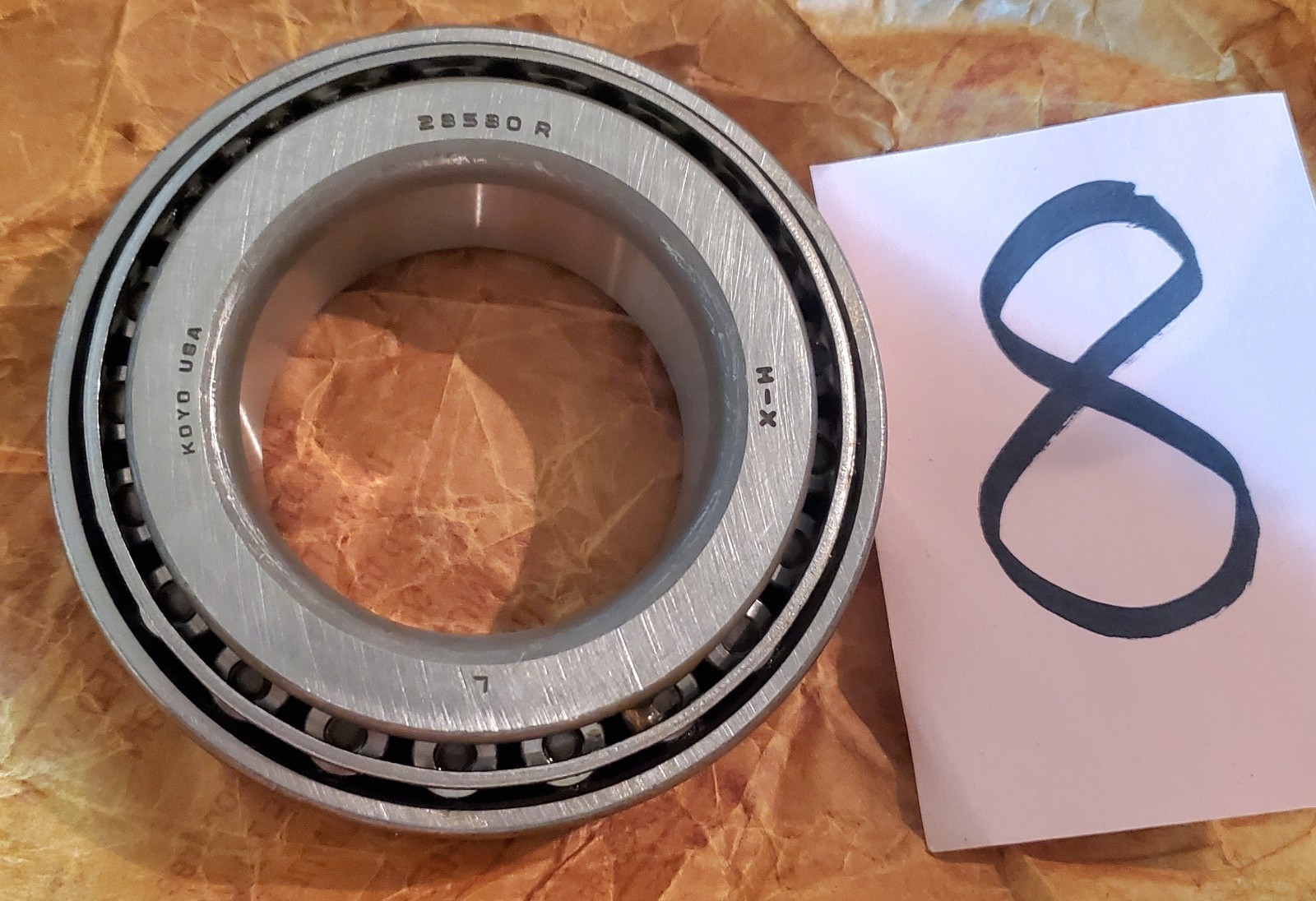 New Koyo 28580/28521 Taper Bearing Cone & Cup 2″ ID 3-5/8″ OD Made In USA
