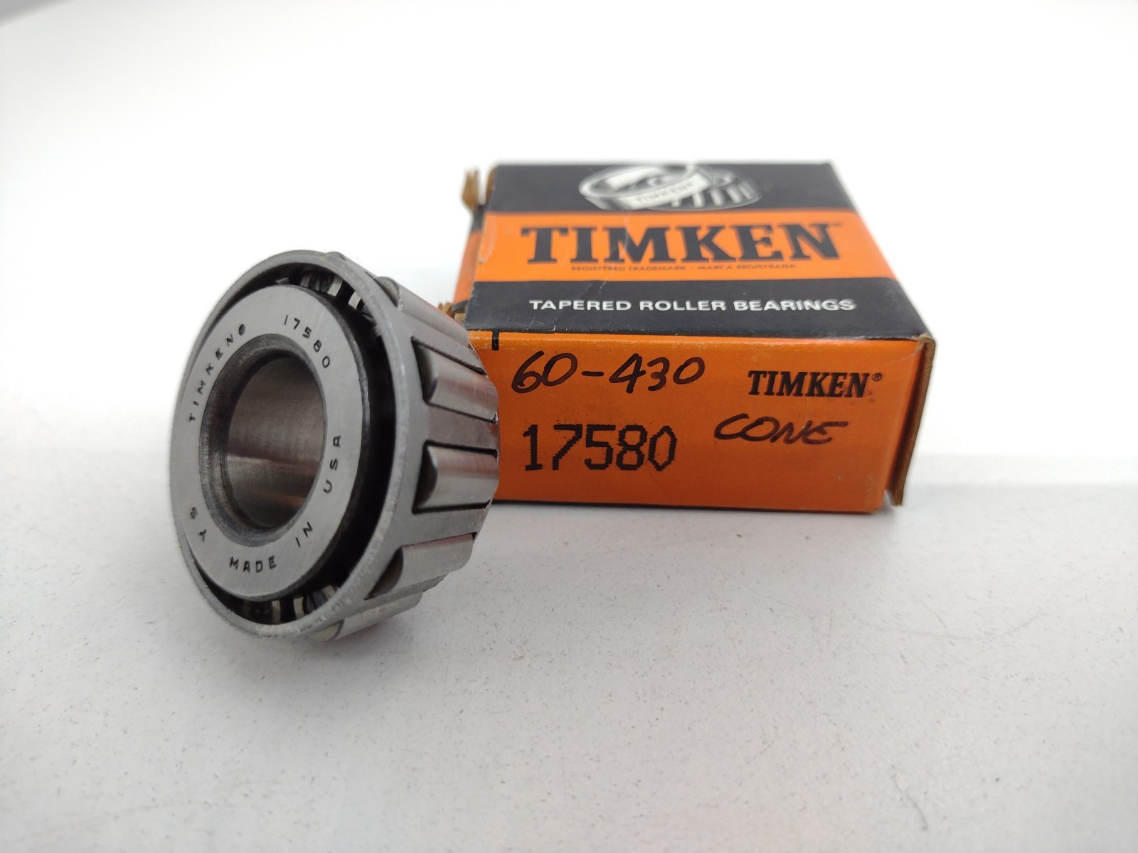 *** Timken 17580 Tapered Roller Bearing Cone 7/8-inch Bore