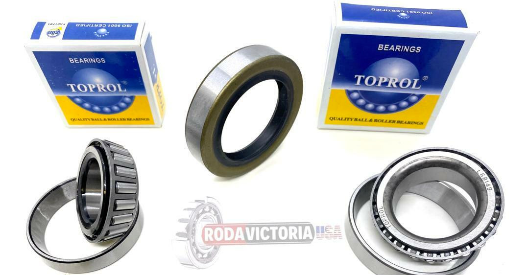 Trailer 2000# Bearing Kit L44649 L68149 Gease Seals 1.719” 171255TB (10-19)!!!!