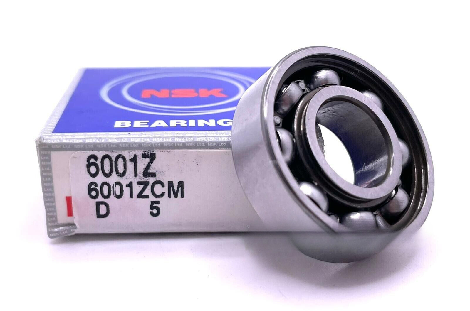 NSK 6001 Z CM Bearing Metal Seal, OPEN ONE SIDE 12x28x8 mm