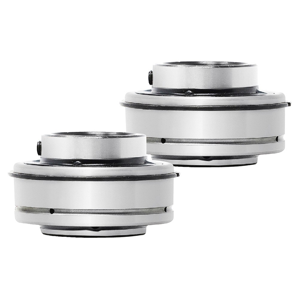 SER207-22, ER22 Insert Bearing 1-3/8″ Bore, Cylindrical OD with Snap Ring (Qty2)