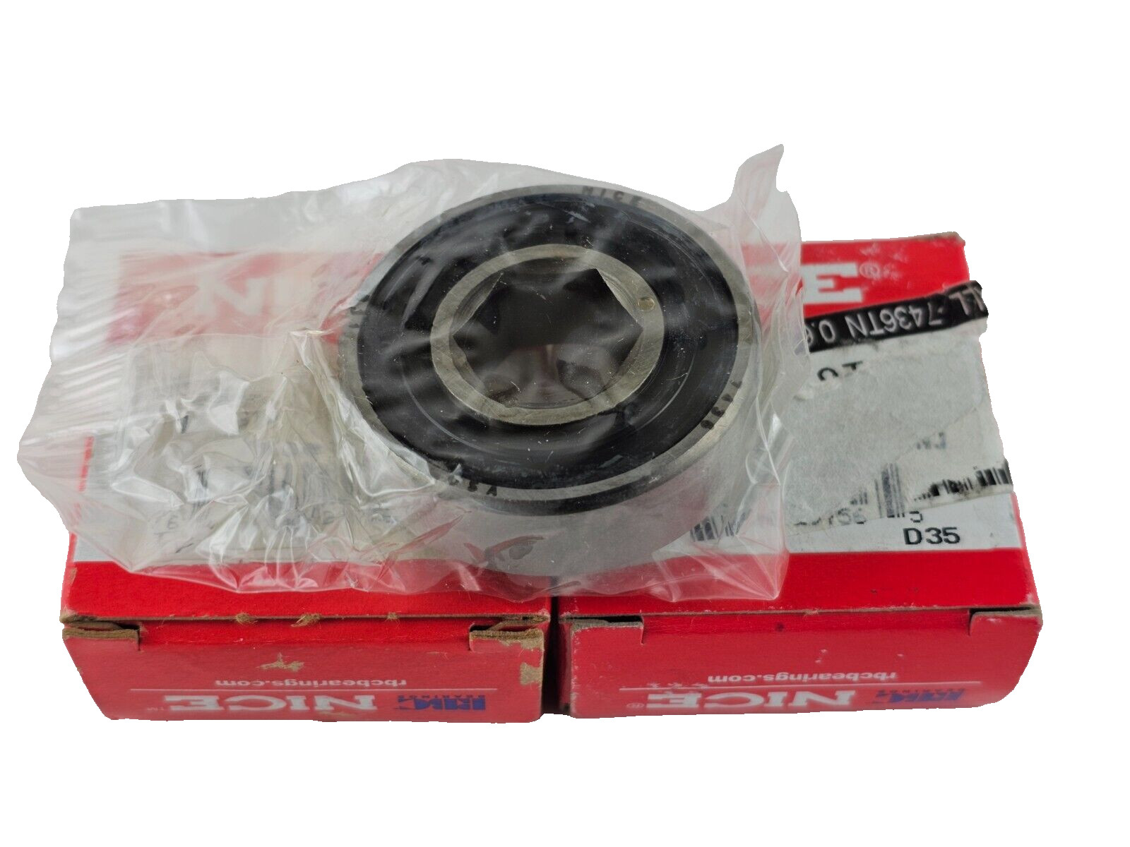 SEALED Nice RBC Bearings 7436TNTG18 Radial Ball Bearing, 5/8×1-1/4×1/2 Lot of 2