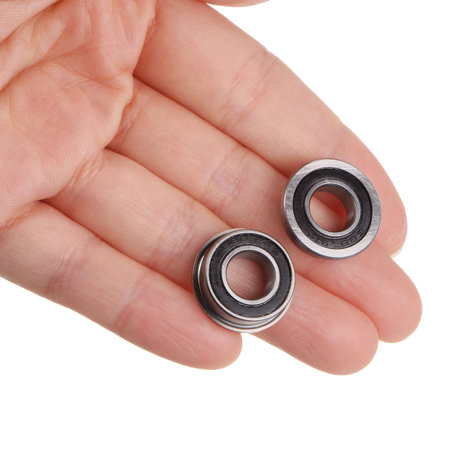F688-2RS Flanged Ball Bearing 8x16x5mm Double Sealed Flange Bearings 20pcs