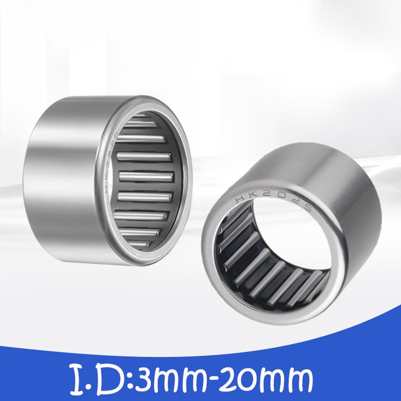 HK Needle Bearing ID 3mm – 20mm Drawn Cup Needle Roller Bearings Height 6mm-30mm