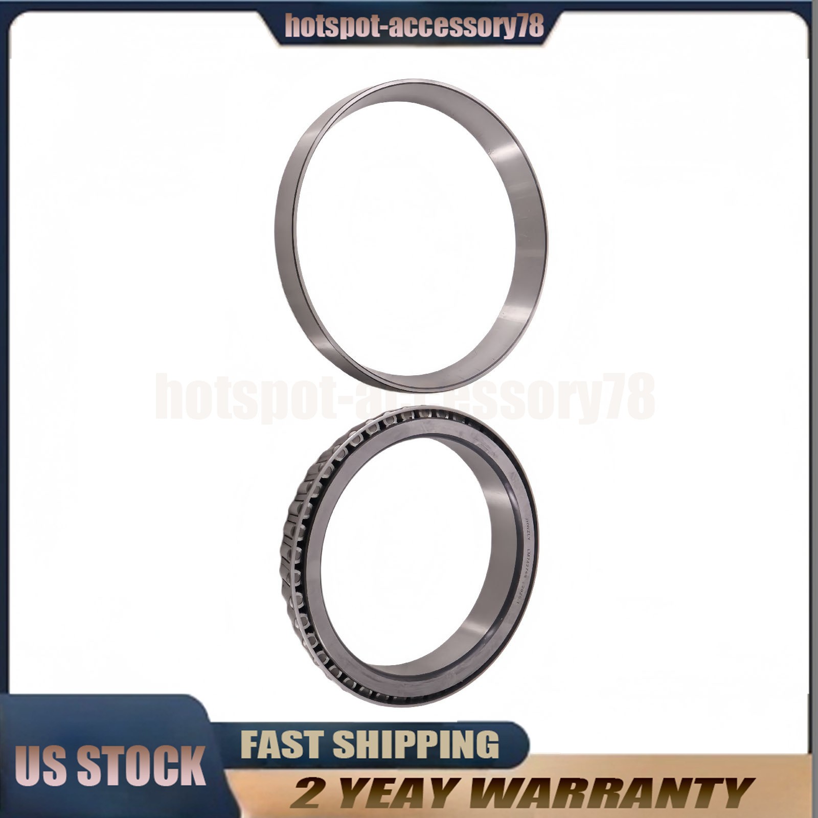 Tapered Bearing LM742749 LM742710 Set For Wheel Hub Cup and Cone New