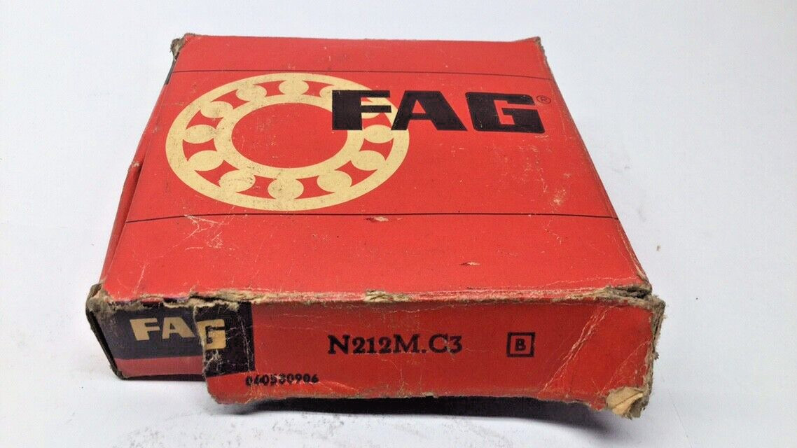 Fag N212M.C3 Cylindrical Roller Bearing 60x110x22 mm N212M-C3
