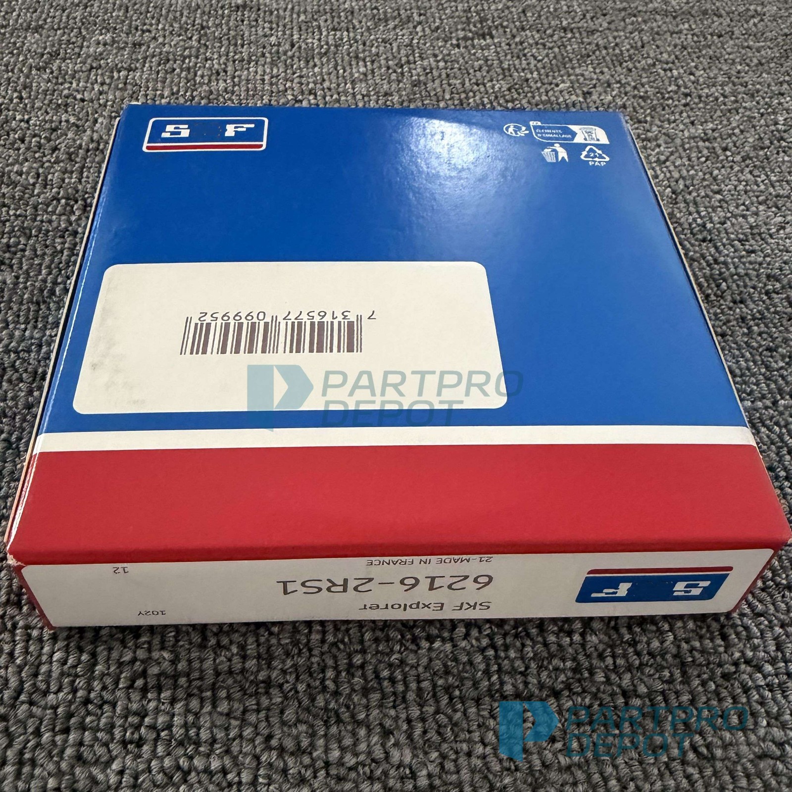 New Rubber Seal Ball Bearing Fits For SKF 6216-2RS1 C3 2RS 140x80x26 mm
