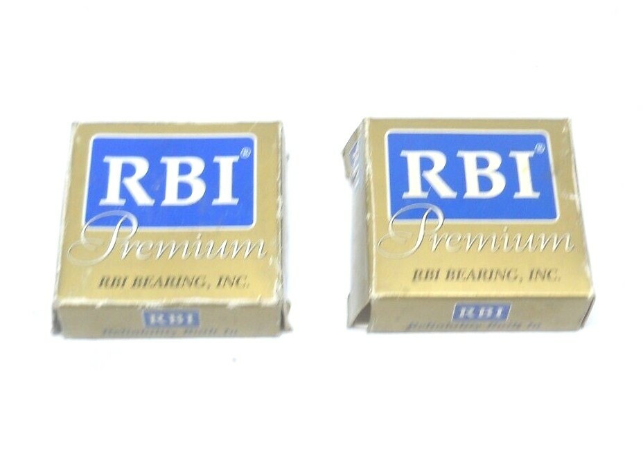 LOT OF 2 NEW RBI 6201-ZZ-EMQ BEARING, NIB