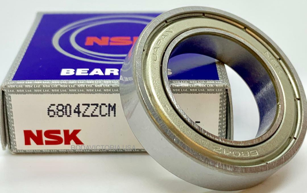 NSK Japan 6804 ZZ Deep Groove Ball Bearing, Metal Shielded 20x32x7 mm