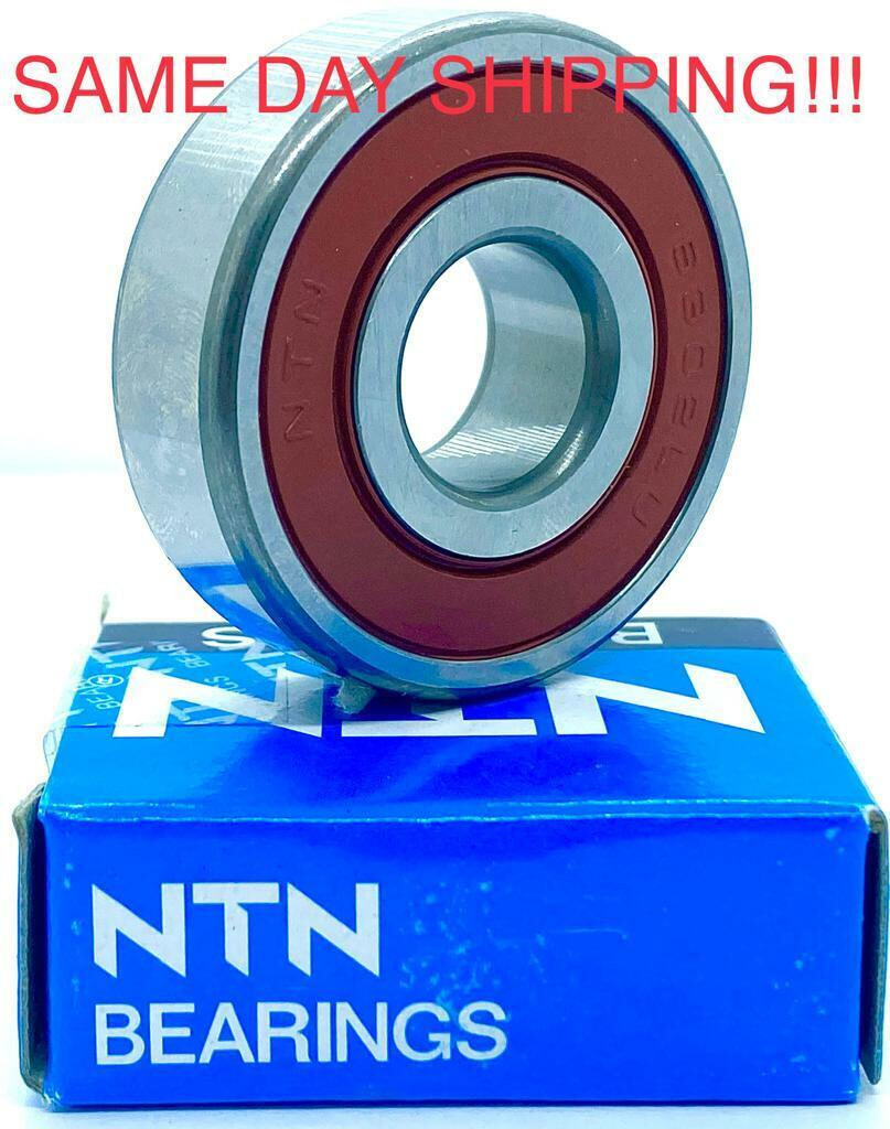 NTN 6302 LLU C3/5K DEEP GROOVE BALL BEARING, RUBBER SEALED 15x42x13mm 6302-2RS