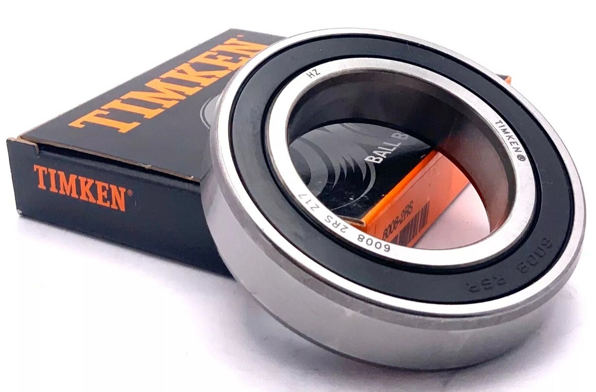 2 PACK TIMKEN 6008-2RS 40X68X15MM Double Rubber Seal Ball Bearings Free Shipping