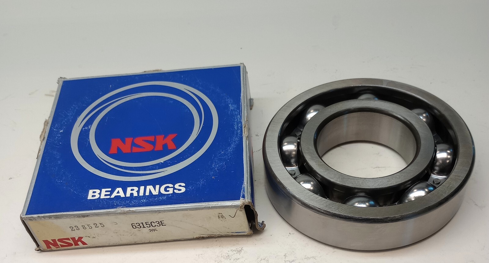 NSK 6315C3E Ball Bearing Deep Groove 75mm ID X 160mm OD X 37mm W