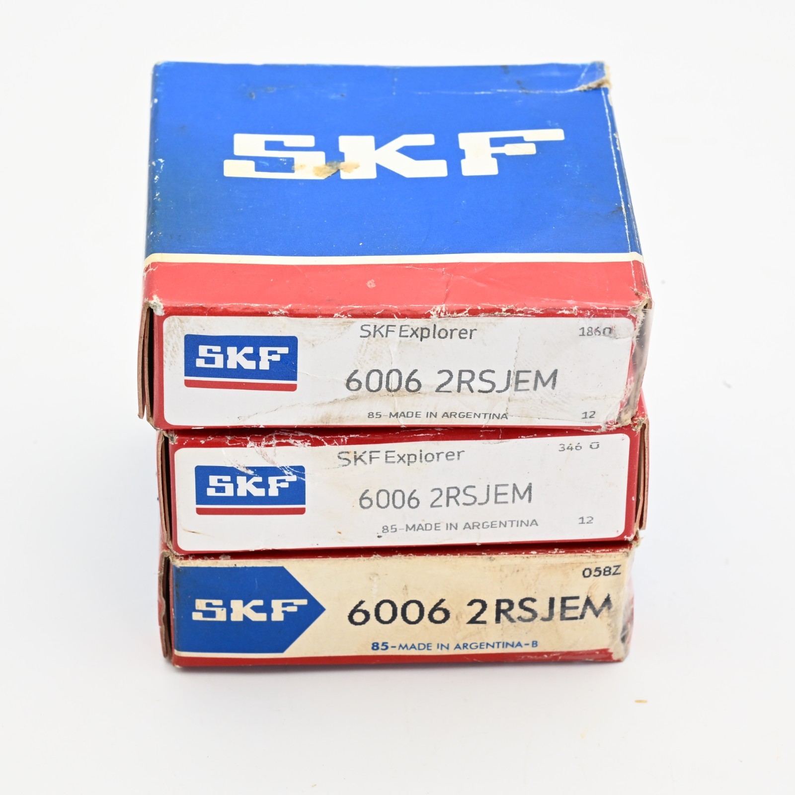Lot of 3x SKF 60062RSJEM BEARING 55 x 30 x 13 mm