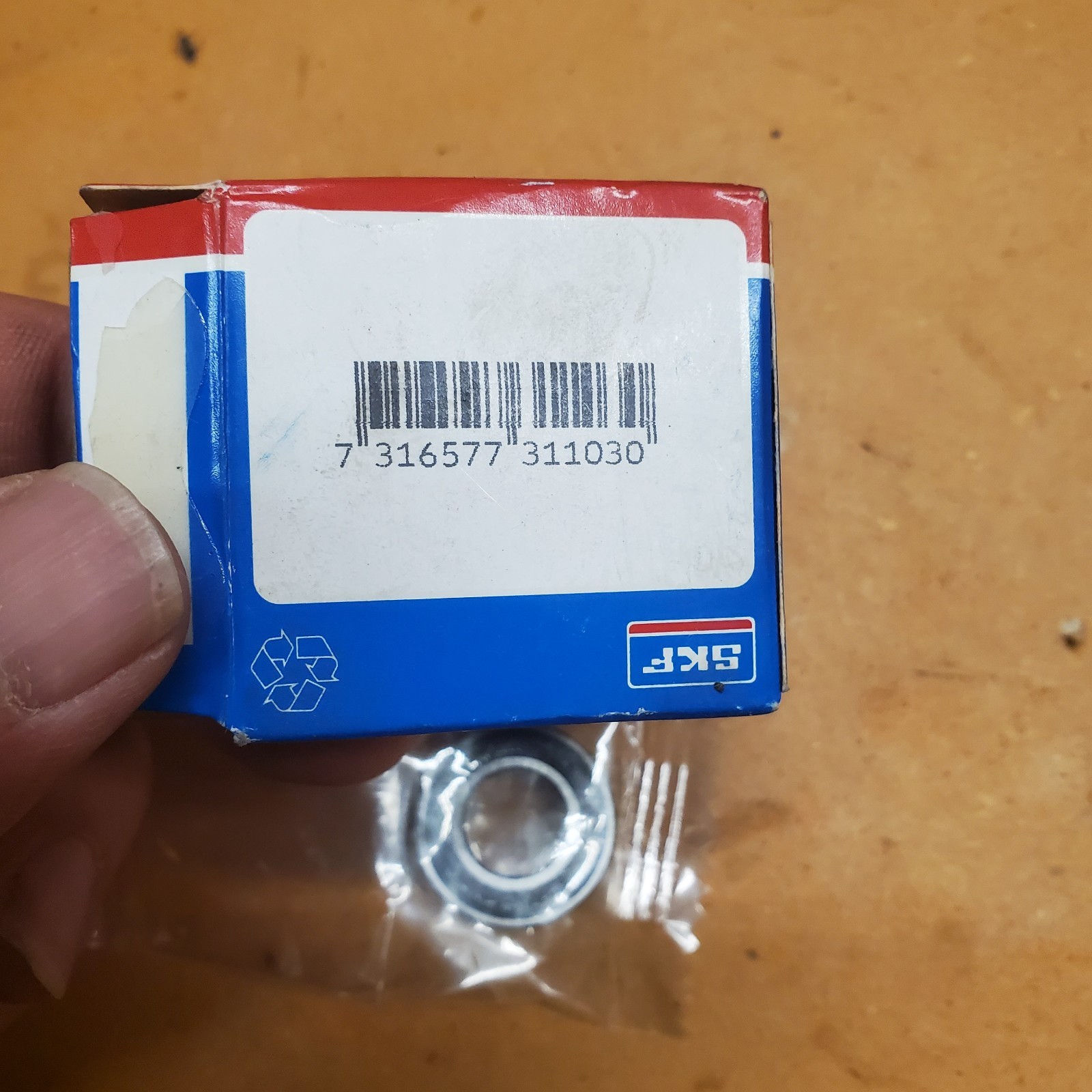 SKF 61901-2RS1 C3 Deep groove ball bearing with seals 6001 2RS C3