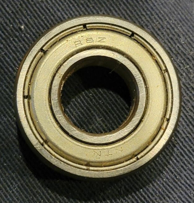 Lot of 2 New NTN 1L005 / R8ZZ Radial Ball Bearings Double Shielded Japan