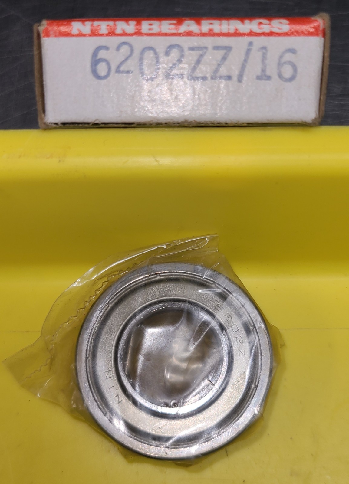 NTN 6202ZZ Ball Bearing, 15 mm ID, 35 mm OD, 11 mm Width, Double Shielded