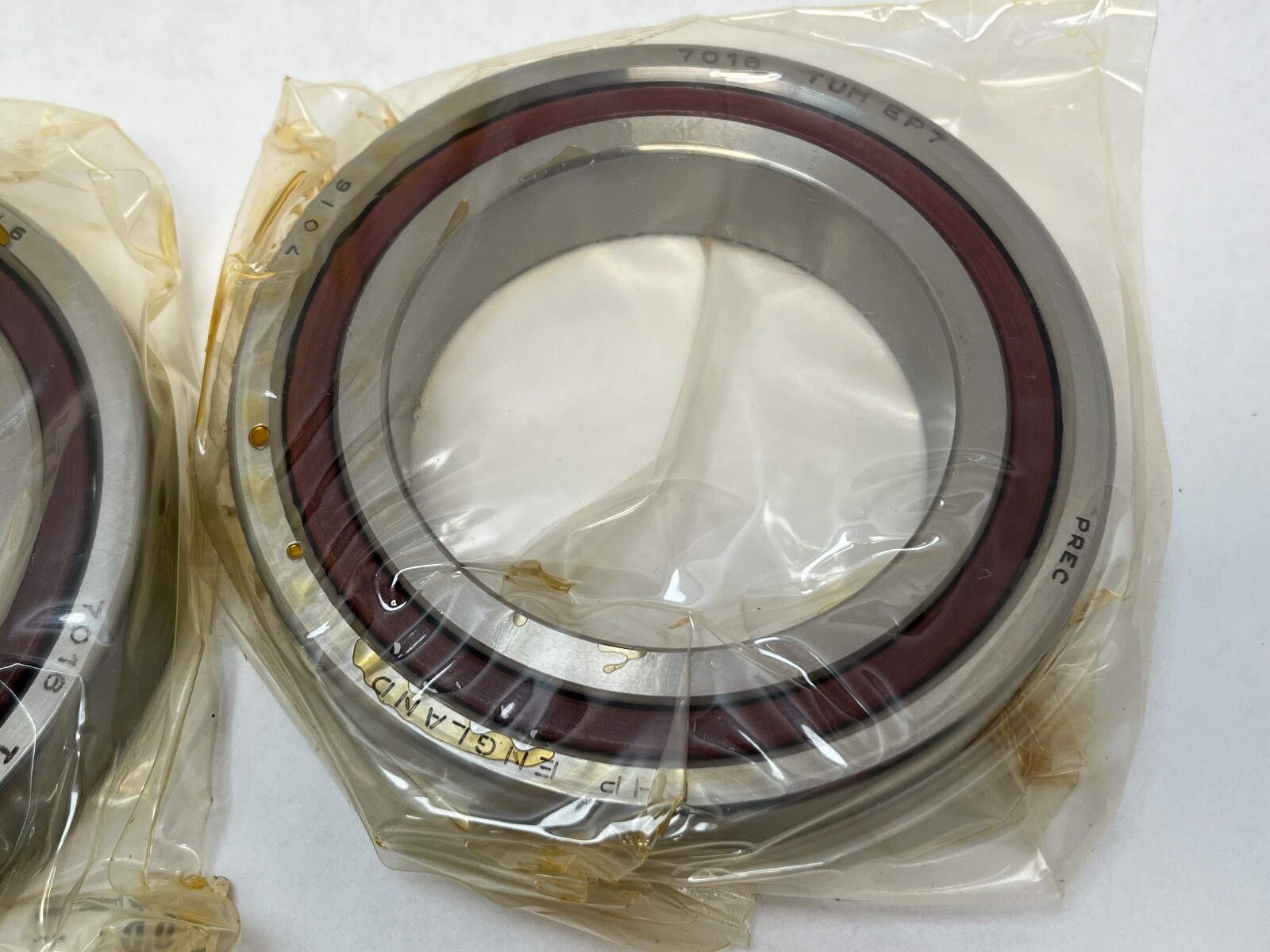 RHP 7016TDUHP4 Bearing 80x125x22 mm 7016-T-DUH-P4 7016TDUHEP7 England 2 Pcs