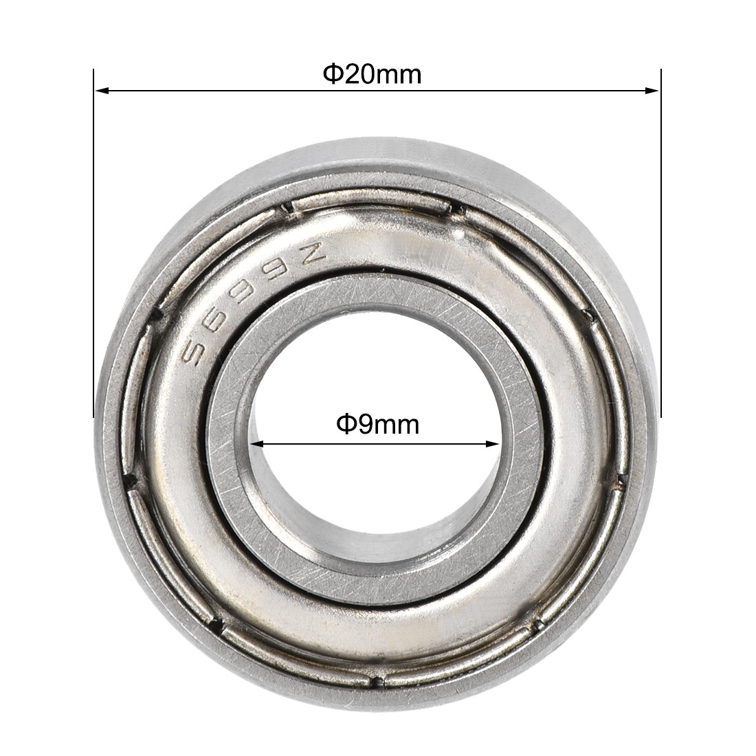 S699ZZ Stainless Steel Ball Bearing 9x20x6mm Double Shielded S682 Bearings 5pcs