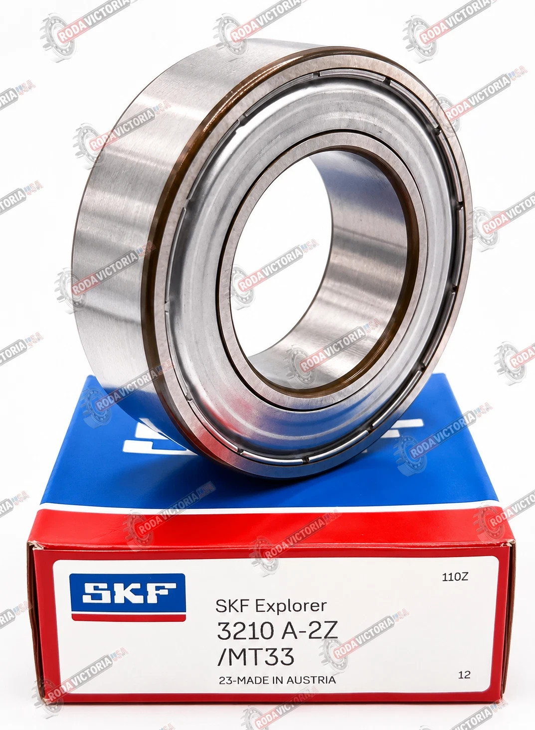 SKF 3210 A 2Z/MT33 Double Row Angular Contact Ball Bearing 50x90x30.2 mm
