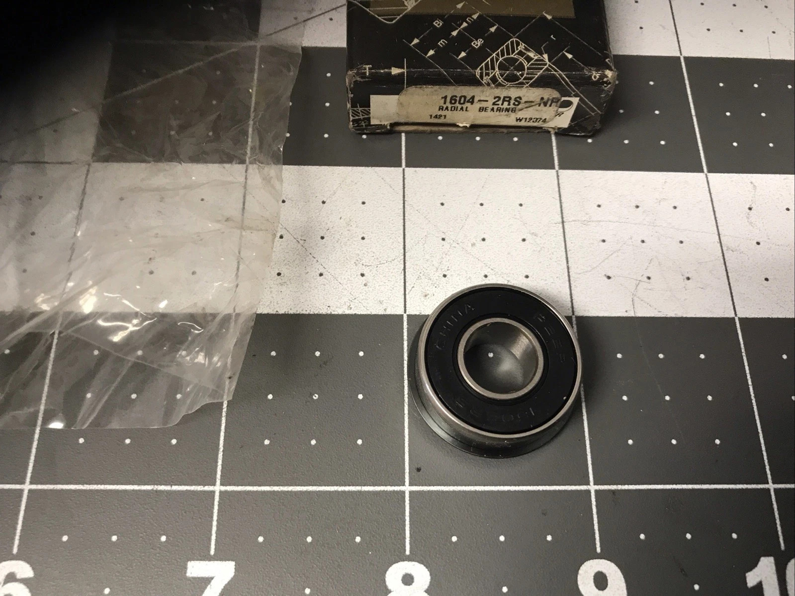 1604-2RS – PEER BEARING – NEW IN BOX