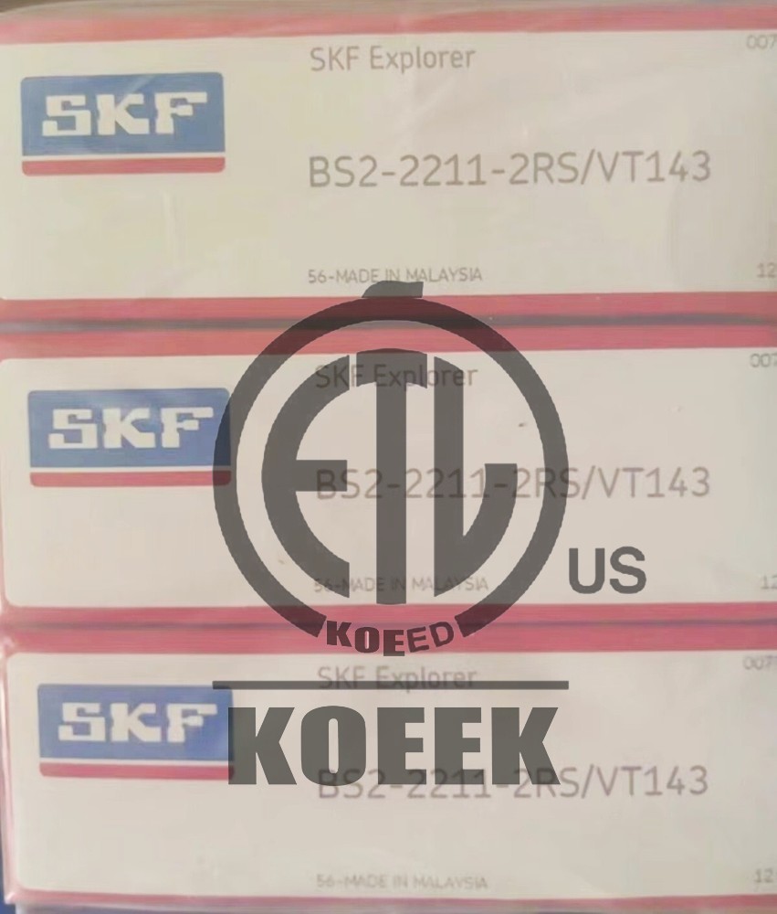 NEW SKF BS2-2211-2RS/VT143 spherical roller bearing 1PCS #DC