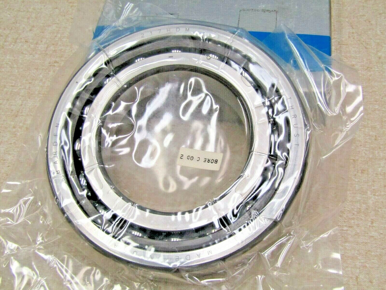 Barden 217 HDM Precision Angular Contact Bearing 85mm X 150mm X 28mm