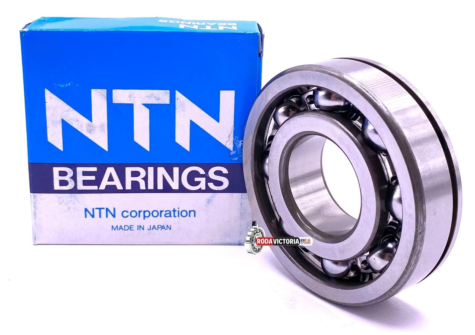 NTN 6306 N C3 Ball Bearing, Open Type No Seals with Snap Ring Groove 30x72x19 mm