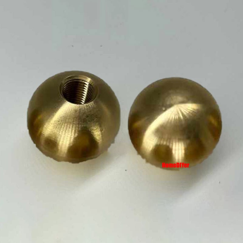 Loose Brass Balls With Threaded M4-M12 Solid Metal Bearing Ball Diameter 10~60mm