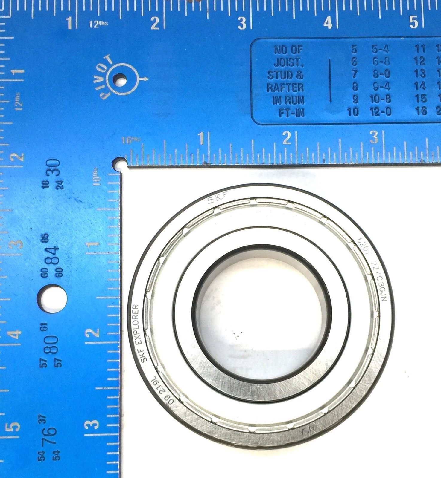SKF Metal Shielded Ball Bearing 6207-2Z/C3GJN [Lot of 2] NOS