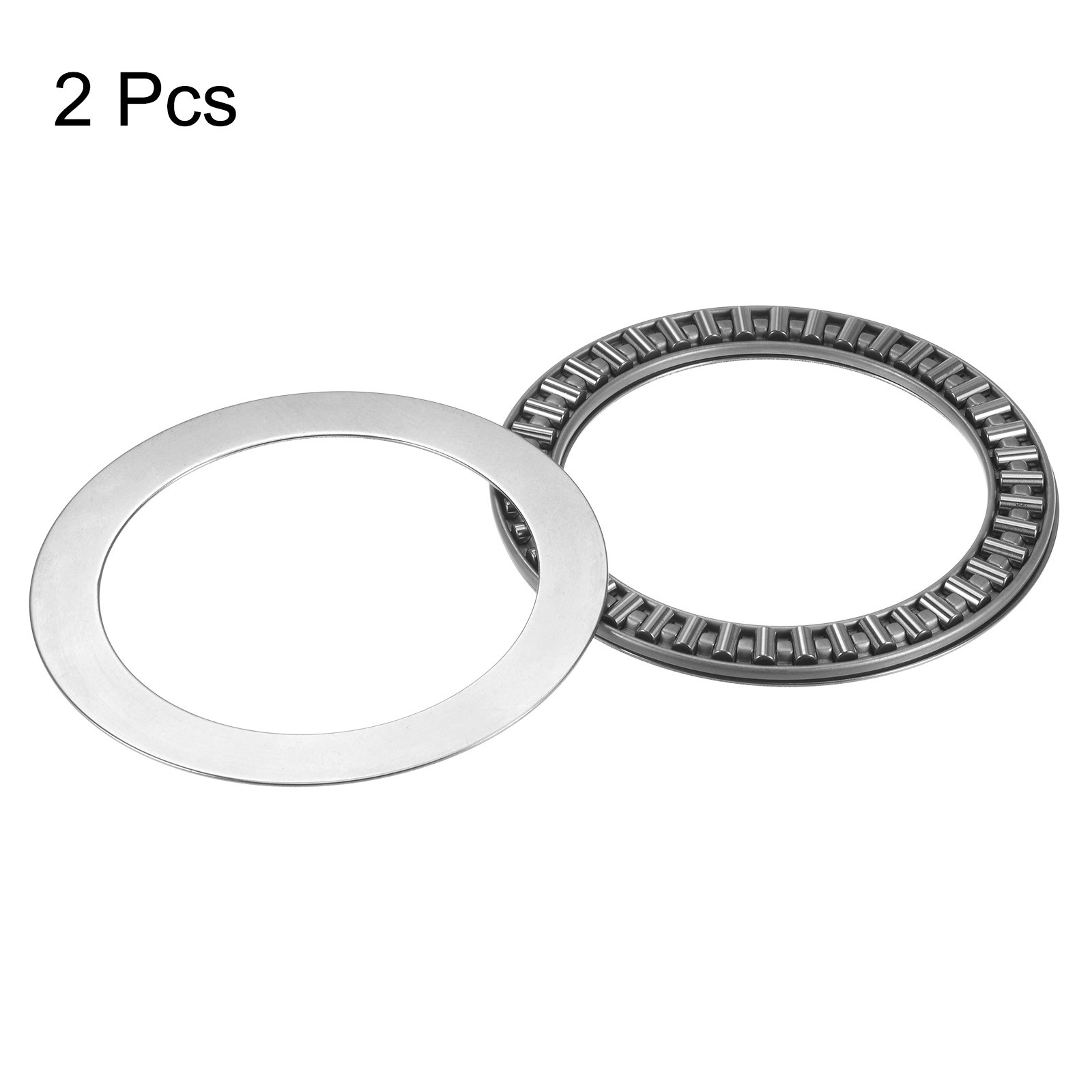 AXK75100 Thrust Needle Roller Bearings 75x100x4mm with AS75100 Washer 2pcs