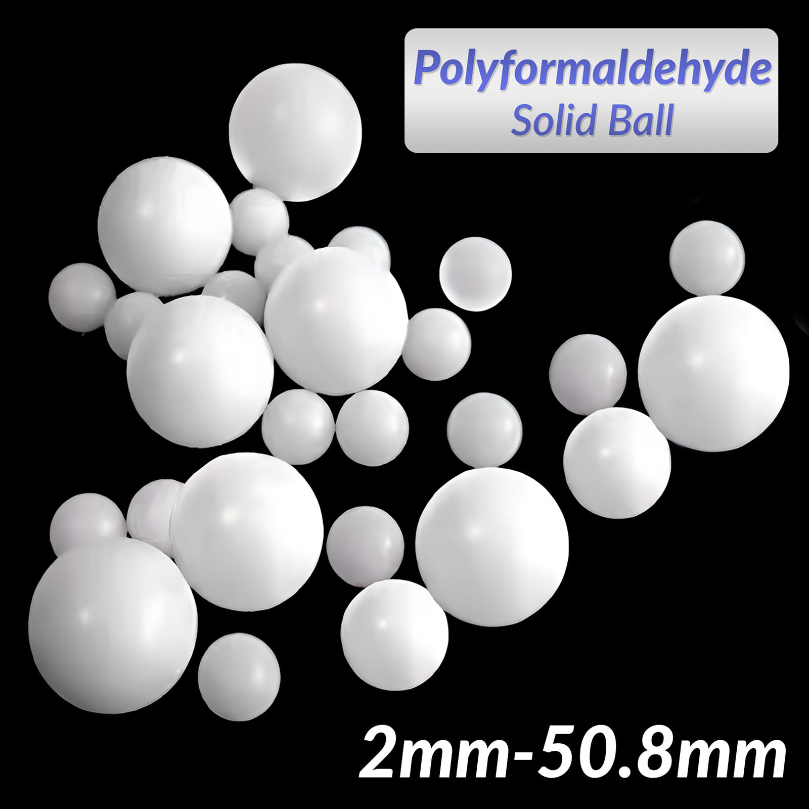POM Plastic Balls Solid Round Ball Bearing Valves in Polyformaldehyde 2mm-50.8mm