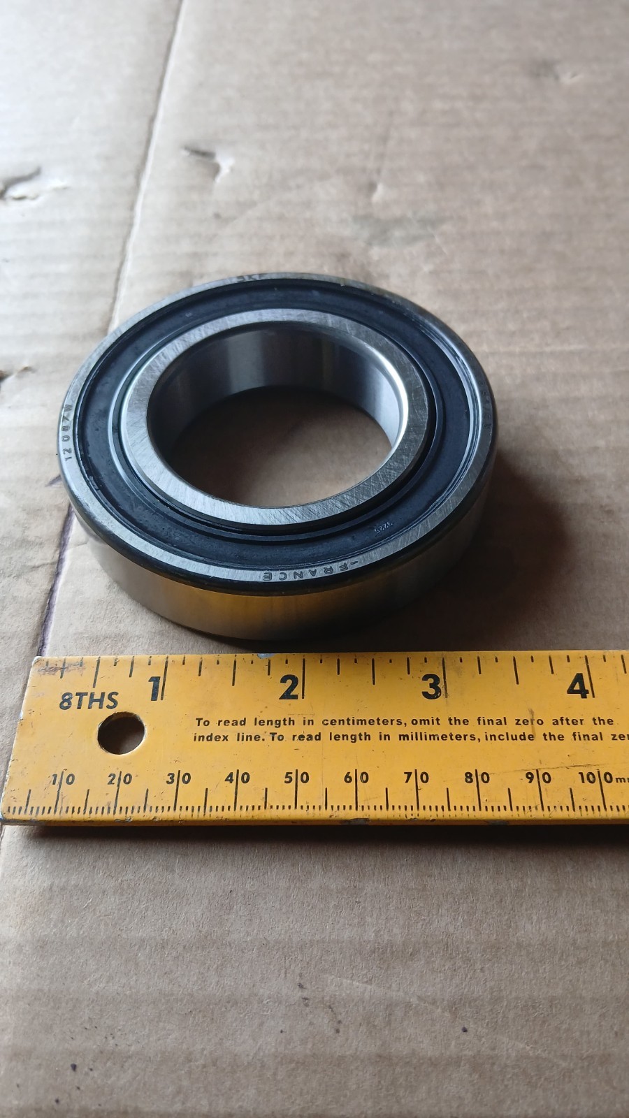 SKF 6210 2RS1 C3, Single Deep Groove Roller Bearing, 6210 2RS1