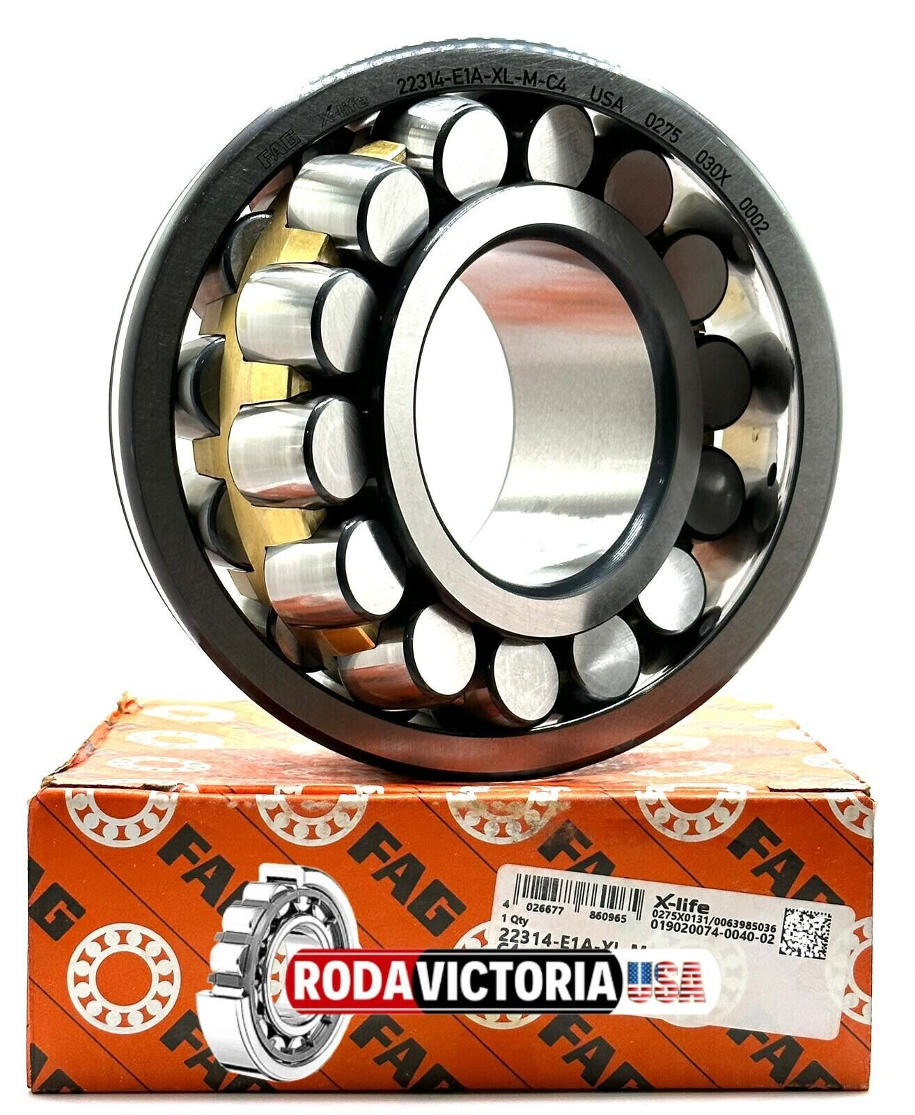 FAG 22314 E1A XL M SPHERICAL ROLLER BEARING 70x150x51mm