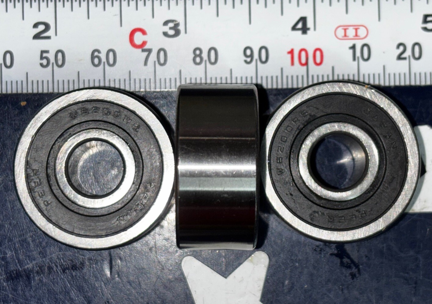 3X PEER W6200RS Precision Sealed Ball Bearing 10mm X 30mm X 14mm W62002RSUL15