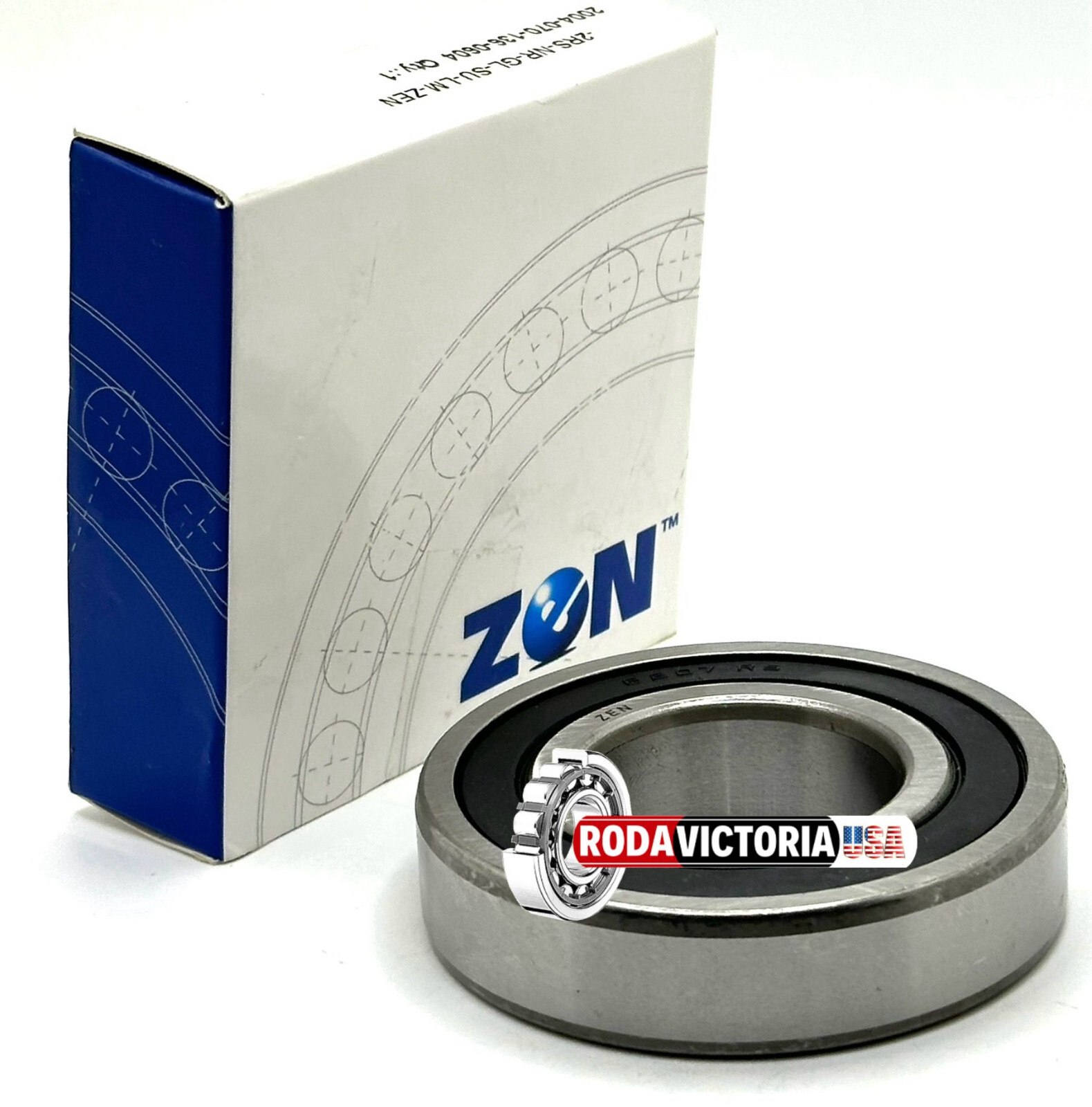 ZEN 6207 2RS C3 BALL BEARING, RUBBER SEALED 35x72x17mm