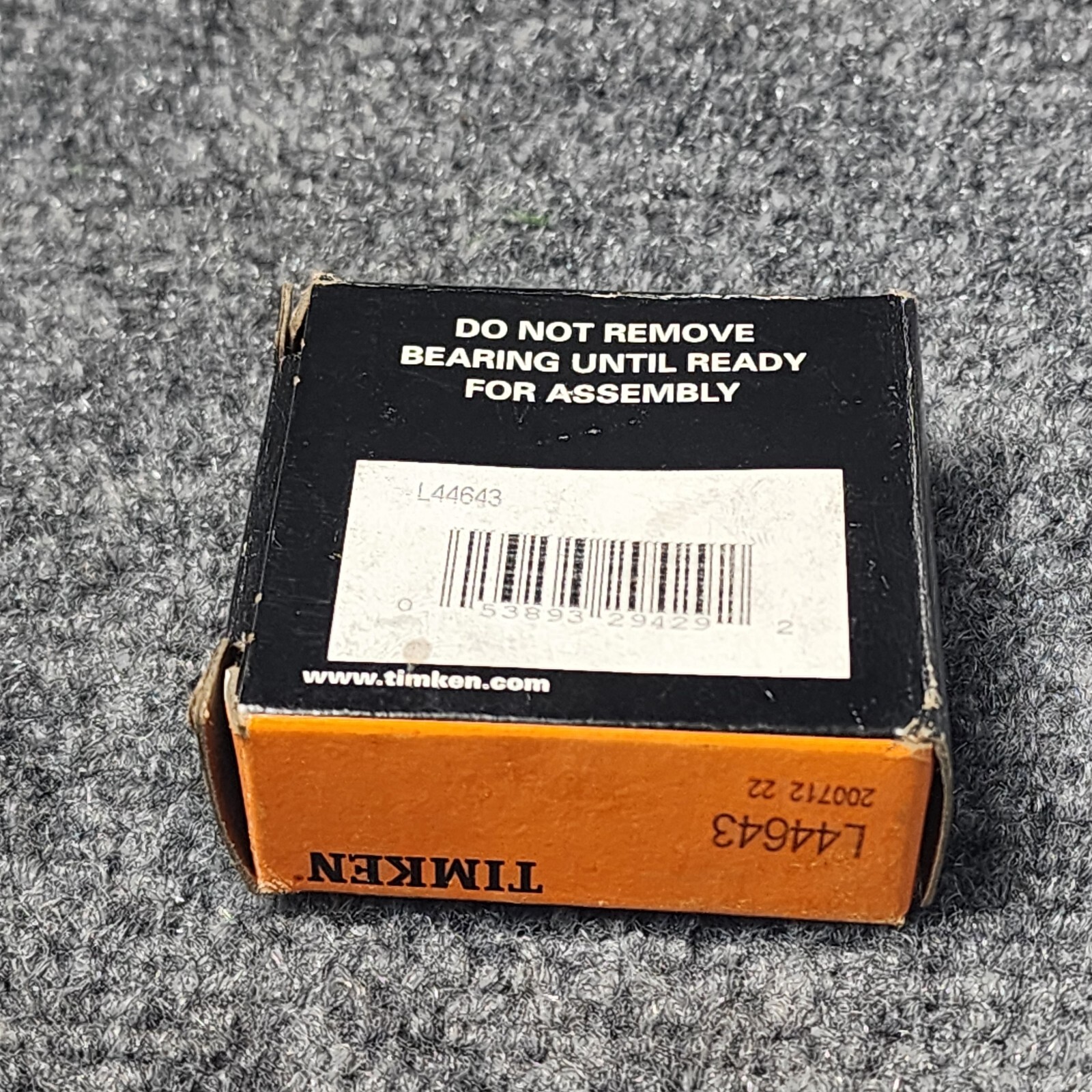 New Timken L44643 / L44643 20024 Tapered Roller Bearing Cone