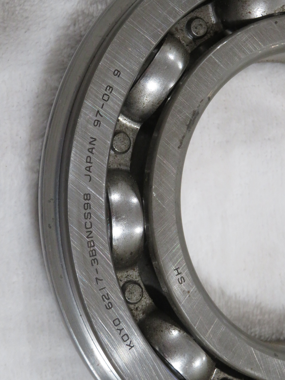 6217 NRC3 KOYO Deep Groove Ball Bearing w/ Snap Ring for Manual Truck Trans.