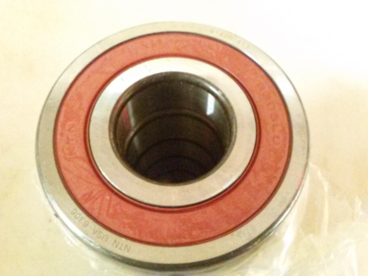 NTN 6306LLU/5C ball bearing, made in USA. (6306 2RS)